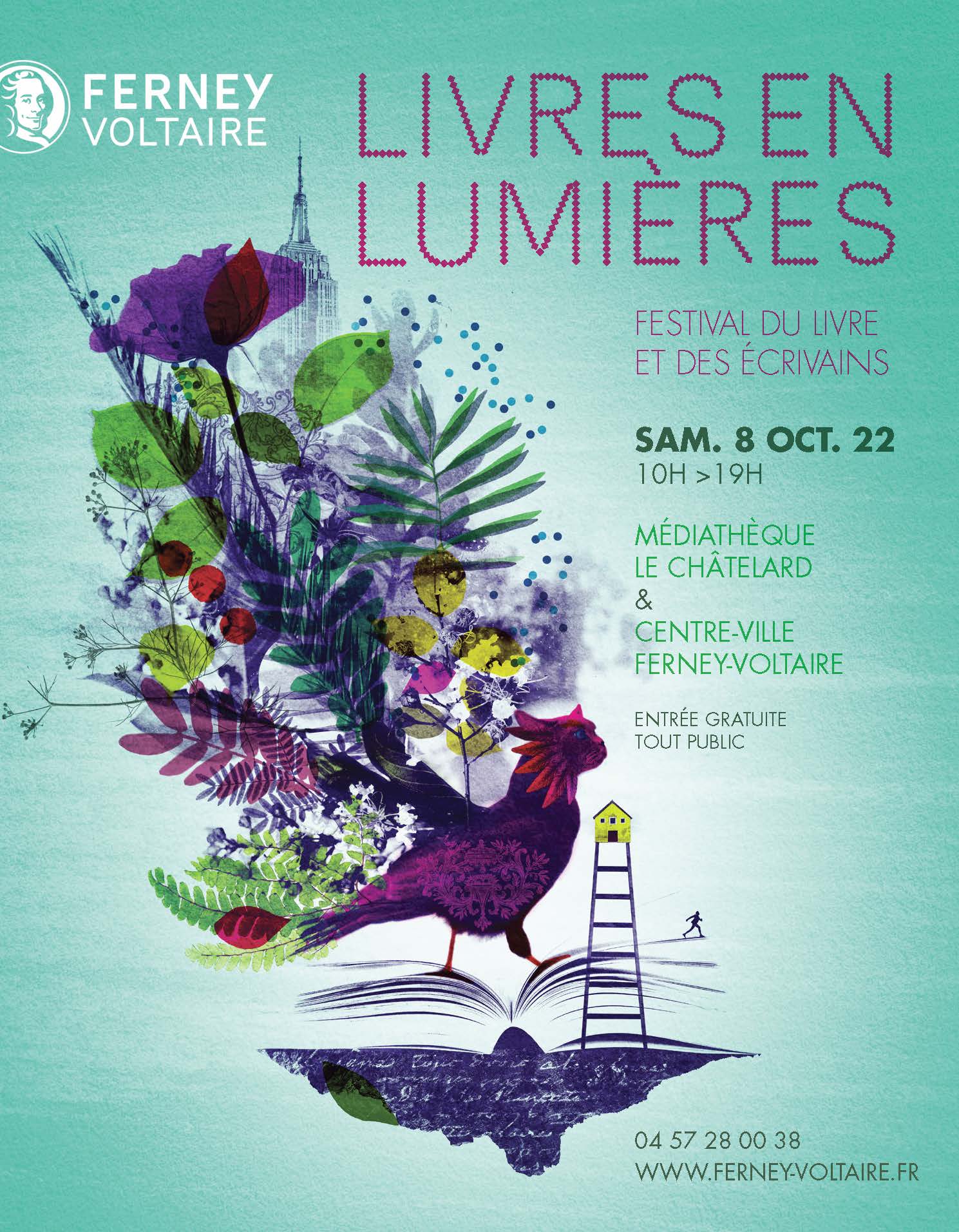 Festival du livre et des écrivains Livres en Lumières (2022),  Manifestations — Auvergne Rhône-Alpes Livre et lecture